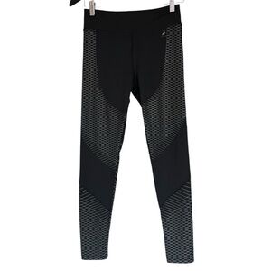 Workout Women’s Black & Grey Leggings- Size Small